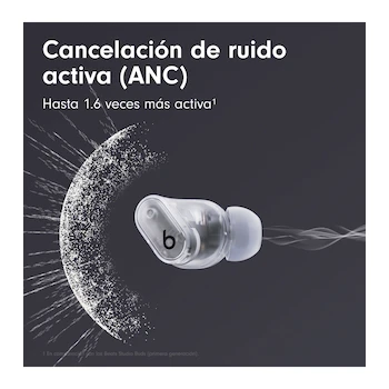 Imagen 2 de Audífonos Inalámbricos Bluetooth Beats Studio Buds + Color Transparente