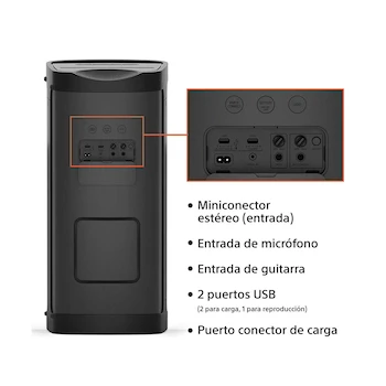 Imagen 5 de Sony SRS-XP700 X-Series Portable Wireless Bluetooth Speaker Black