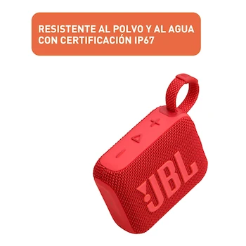 Imagen 5 de Bocina Portátil JBL Go 4 Roja Modelo JBLGO4REDAM
