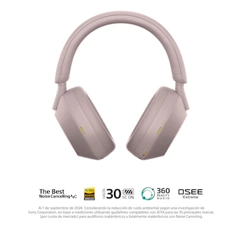 Imagen 2 de Audífonos Inalámbricos Bluetooth Over-Ear Sony WH-1000XM5