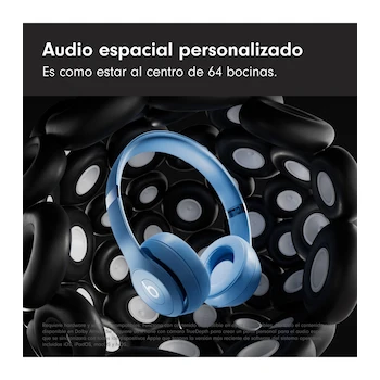 Imagen 4 de Audífonos Inalámbricos Bluetooth On-Ear Beats Solo 4 Color Azul Pizarra