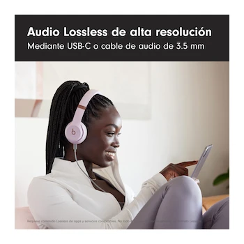 Imagen 5 de Beats Solo 4 Audífonos Inalámbricos On-Ear Rosa