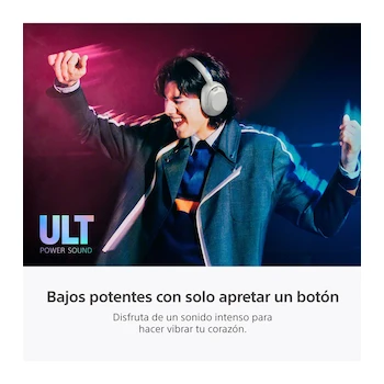 Imagen 2 de Sony WH-ULT900N ULT Wear Audífonos Inalámbricos Bluetooth Over-Ear Blanco