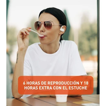 Imagen 5 de JBL Soundgear Sense True Wireless Open-Ear Bluetooth Inalámbricos Audífonos Headphones Blancos