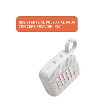 Imagen 5 de Bocina Portátil JBL GO 4 Modelo JBLGO4WHTAM Blanca 4.2W