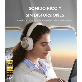 Imagen 5 de Audífonos Inalámbricos Over Ear Anker Soundcore Space One Pro Bluetooth 5.3