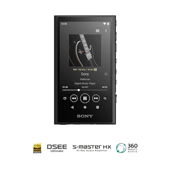 Imagen 2 de Reproductor de Música Digital Walkman Sony NW-A306 con 32GB de Almacenamiento Interno en Color Negro