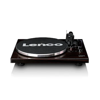 Imagen 2 de Tornamesa Bluetooth Lenco LBT-345WA Color Nogal con Cartucho Ortofon 2M Red, Tapete de Lana, Plato de Aluminio y Accesorios