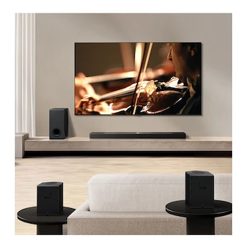 Imagen 2 de Barra de Sonido LG S95TR Bluetooth 810W Negra con Subwoofer Inalámbrico y Altavoces Traseros