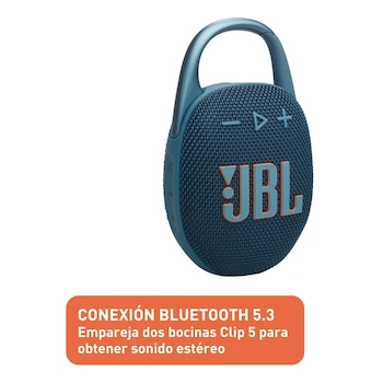 Imagen 3 de JBL Clip 5 Bocina Portátil Inalámbrica Bluetooth 5.3 Azul