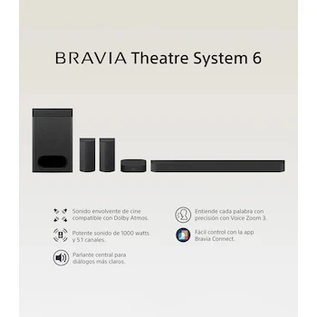 Imagen 4 de Sony Bravia Theatre System 6 - Sistema de Teatro en Casa