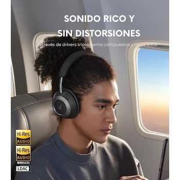 Imagen 5 de Audífonos Inalámbricos Over-Ear Anker Soundcore Space One Pro Bluetooth 5.3