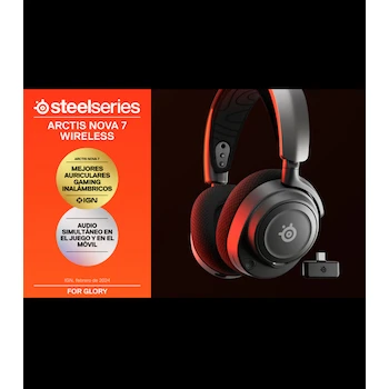 Imagen 2 de Audífonos Inalámbricos SteelSeries Arctis Nova 7 Negro