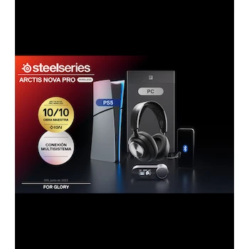 Imagen 2 de Audífonos Inalámbricos SteelSeries Arctis Nova Pro Negro