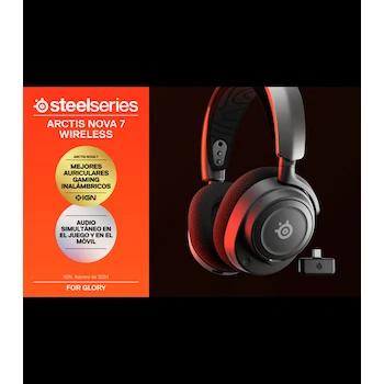 Imagen 2 de Audífonos Inalámbricos Bluetooth SteelSeries Arctis Nova 7P Negro