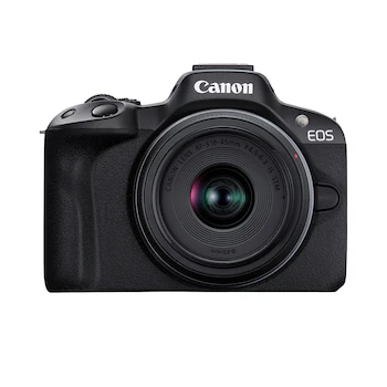 Imagen de referencia para Cámara Mirrorless Canon EOS R50 Negra 24.1 Megapíxeles