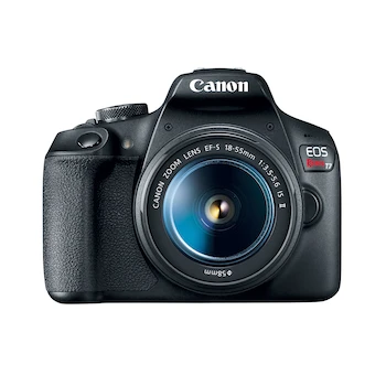 Imagen de referencia para Cámara DSLR Canon EOS Rebel T7 Negra con Lente EF-S 18-55mm f/3.5-5.6 IS II, 24.1 MP