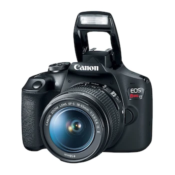 Imagen 3 de Cámara DSLR Canon EOS Rebel T7 Negra con Lente EF-S 18-55mm f/3.5-5.6 IS II, 24.1 MP