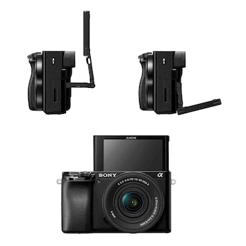 Imagen 2 de Sony Alpha 6100 ILCE-6100 Mirrorless Camera Kit with SELP1650M2 and SEL55210 Lenses