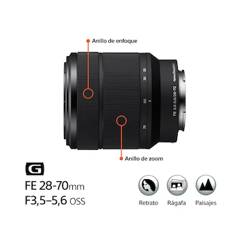 Imagen 5 de Sony Alpha 7 IV Full-Frame Hybrid Mirrorless Camera Kit with FE 28-70mm f/3.5-5.6 OSS Lens, 33MP, Black