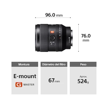 Imagen 5 de Sony SEL35F14GM FE 35mm F1.4 GM G Master Full-Frame E-Mount Lens