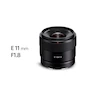 Miniatura de Lente Sony SEL11F18 E-Mount 11mm f/1.8 Negro para Cámaras APS-C