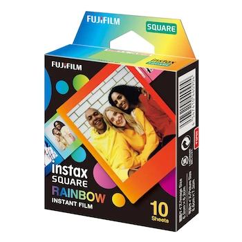 Imagen de referencia para Fujifilm Instax Square Rainbow Instant Film Pack (10 Exposures)