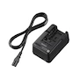 Miniatura de Cargador de Batería Sony BC-QM1 InfoLITHIUM para Cámaras Handycam Negro