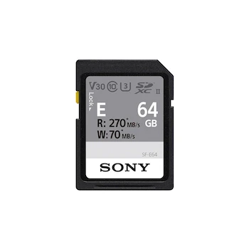 Imagen de referencia para Tarjeta de Memoria SD Sony Serie SF-E UHS-II 64 GB