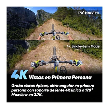 Imagen 5 de Insta360 X3 Cámara de Acción 360° Standard Bundle Negro