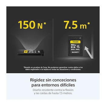 Imagen 5 de Tarjeta de Memoria Sony CFexpress Type A CEA-M960T 960 GB