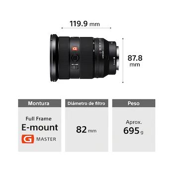 Imagen 5 de Sony SEL2470GM2-QSYX Lente de Cámara Zoom Estándar G Master 24-70mm F2.8 GM II