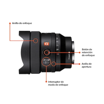 Imagen 4 de Lente Sony SEL14F18GM FE 14mm F1.8 GM Gran Angular