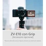 Miniatura de Cámara de Vlog Sony Alpha ZV-E10 Negra con Lente 16-50mm