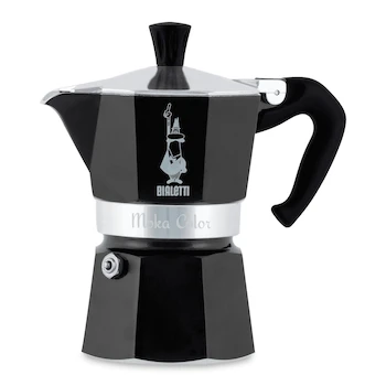 Imagen de referencia para Bialetti Cafetera Manual Moka Color Negra para 6 Tazas