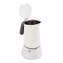 Miniatura de Bialetti Cafetera Venus para 6 Tazas Plateada Acero Inoxidable