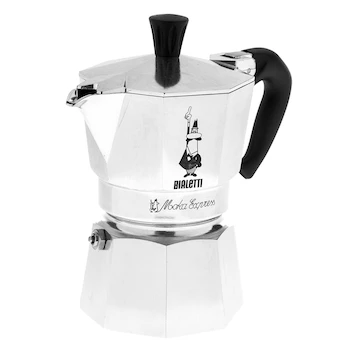 Imagen de referencia para Cafetera Italiana Bialetti Moka Express Aluminio Plata 3 Tazas