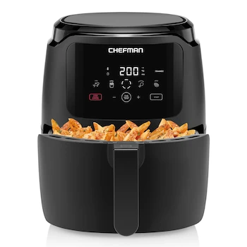 Imagen 2 de Chefman TurboFry Freidora de Aire Digital 4.7 L Negra