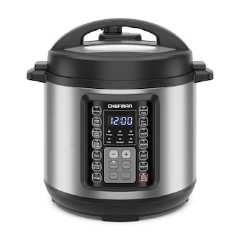 Imagen de referencia para Chefman RJ40-6-D-BLACK Olla de Presión Eléctrica Acero Inoxidable Negro 5.6 L