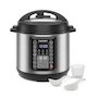 Miniatura de Chefman RJ40-6-D-BLACK Olla de Presión Eléctrica Acero Inoxidable Negro 5.6 L