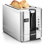 Miniatura de Chefman RJ31-SS-V2-D Tostador de Pan Digital de Dos Rebanadas Acero Inoxidable