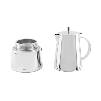 Imagen 2 de Cilio Cafetera Francesa en Acero Inoxidable con Capacidad de 700 ml