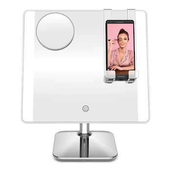 Imagen 5 de Conair BE04SM Espejo de Halo Cuadrado 1x-10x Níquel Satinado