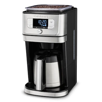 Imagen 2 de Cuisinart Cafetera con Molino Integrado 12 Tazas Acero Inoxidable Modelo DGB-800ES