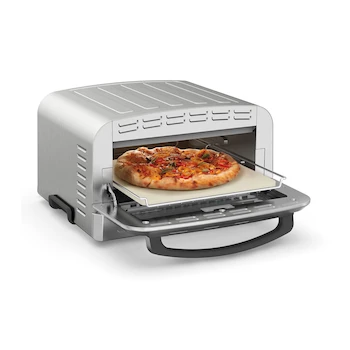 Imagen 3 de Horno para Pizza Eléctrico Cuisinart CPZ-120ES de 12 Pulgadas en Acero Inoxidable