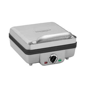 Imagen de referencia para Cuisinart WAF-300P1 Waflera Belga de Acero Inoxidable con Placas Intercambiables para 4 Waffles y 4 Hot Cakes