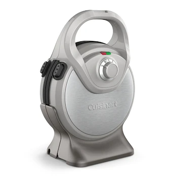 Imagen 2 de Cuisinart WAF-V100 Wafflera Vertical Belga 4 Porciones Acero Inoxidable