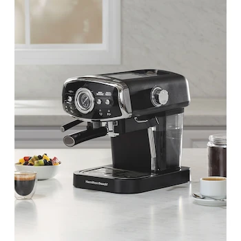 Imagen 2 de Hamilton Beach 40730 Cafetera para Espresso Slide Lock Negra 1.42 L