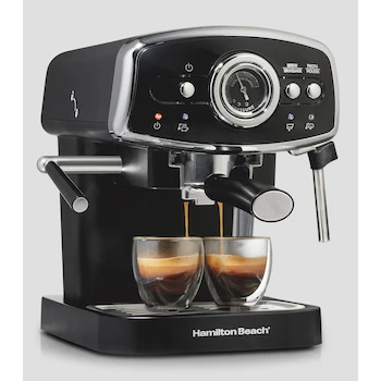 Imagen 3 de Hamilton Beach 40730 Cafetera para Espresso Slide Lock Negra 1.42 L