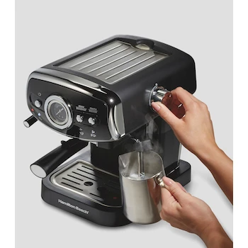 Imagen 4 de Hamilton Beach 40730 Cafetera para Espresso Slide Lock Negra 1.42 L